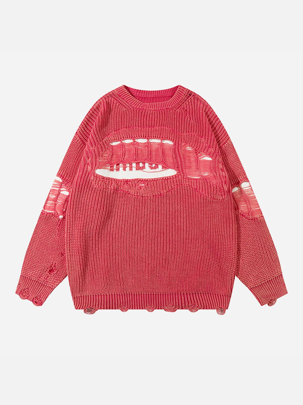 VINTAGE FAKE-TWO PIECE SWEATER