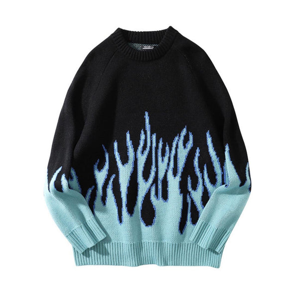 "FIRE" KNITTED SWEATER