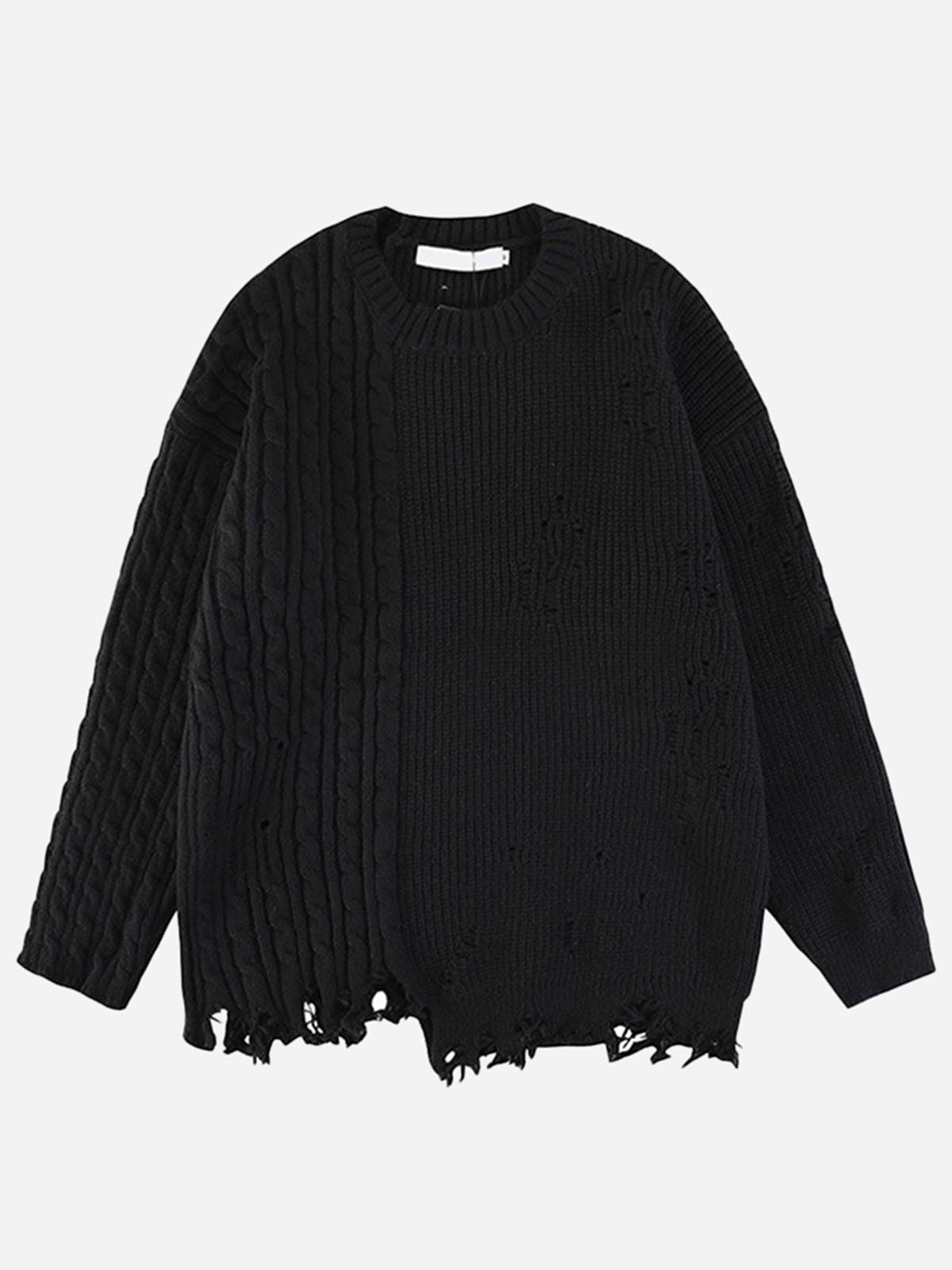 CYD URBAN SPLICE HOLES KNITTED SWEATER