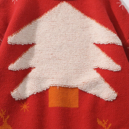 ELK CHRISTMAS TREE KNITTED SWEATER